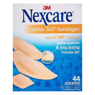 3M NEXCARE 576-50DP ACTIVE BAND ASST 44's