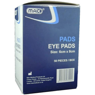 MAX STERILE EYE PAD 50's