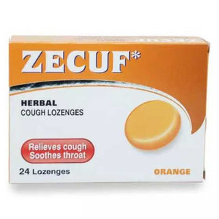 ZECUF ORANGE LOZENGES 24'S