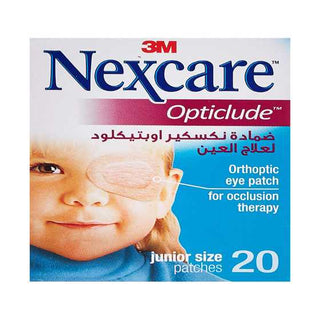 3M NEXCARE 1537 OPTIC EYE PATCH JUNIOR 20'S