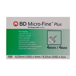 BD MICROFINE 320520 NEEDLES 4MM 32G 100'S