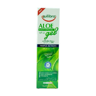 EQ ALOE TRIPLE ACTION TOOTHPASTE 75ML