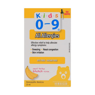 KIDS 0-9 ALL ALLERGIES 25ML