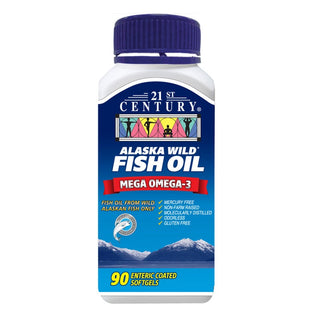 21ST CENTURY 90's ALASKA WILD OMEGA 3 FISH OIL-3