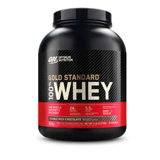 GOLD STD 101380 100 WHEY D. RICH CHOC 5LB 4/CS