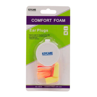 EZY CARE 10039 COMFORT FOAM EAR PLUG (2 PAIRS)