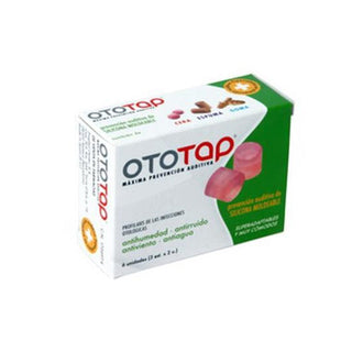 OTO TAP EAR PLUGS SILICONE RED 6'S