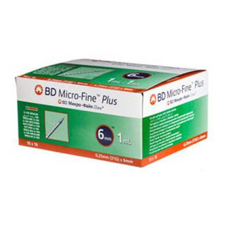 BD MICROFINE 324905 PLUS 1ML 31GX6MM 10PACKS