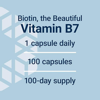 LIFE EXT. BIOTIN 600MG CAPS 100'S