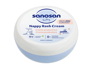 SANOSAN BABY NAPPY RASH CREAM WITH ZINC 150ML JAR