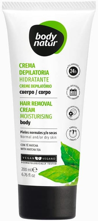 BODY NATUR HAIR REMOVAL CREAM W/MATCHA TEA 200ML