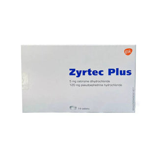 ZYRTEC PLUS 120mg 14'Blister