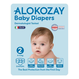 Baby Diapers-S2(4-6Kg) 2Pcs Alokozay