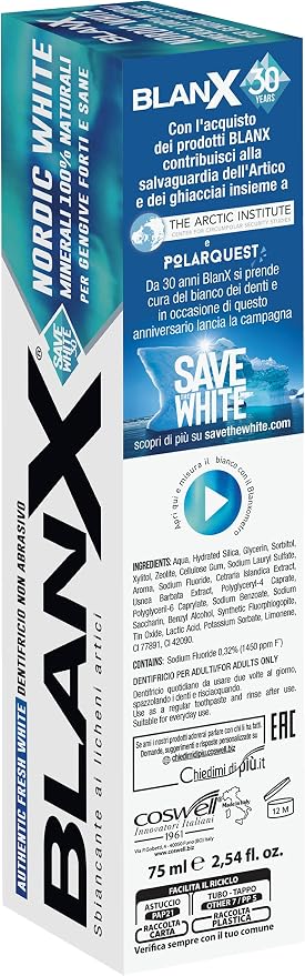Blanx Nordic White Toothpaste 75ML