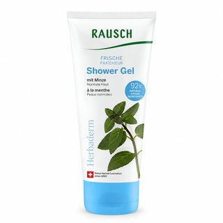 Rausch Fresh Shower Gel with Mint - cooling and anti-pollution Swiss unisex body wash at iHealth UAE