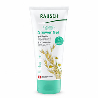 Rausch Sensitive Shower Gel With Chamomile – Prebiotic Body Wash For Dry & Sensitive Skin 200ML